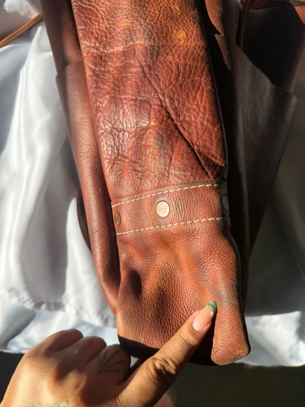 KMM and Co Carryall tote in Tan Kodiak